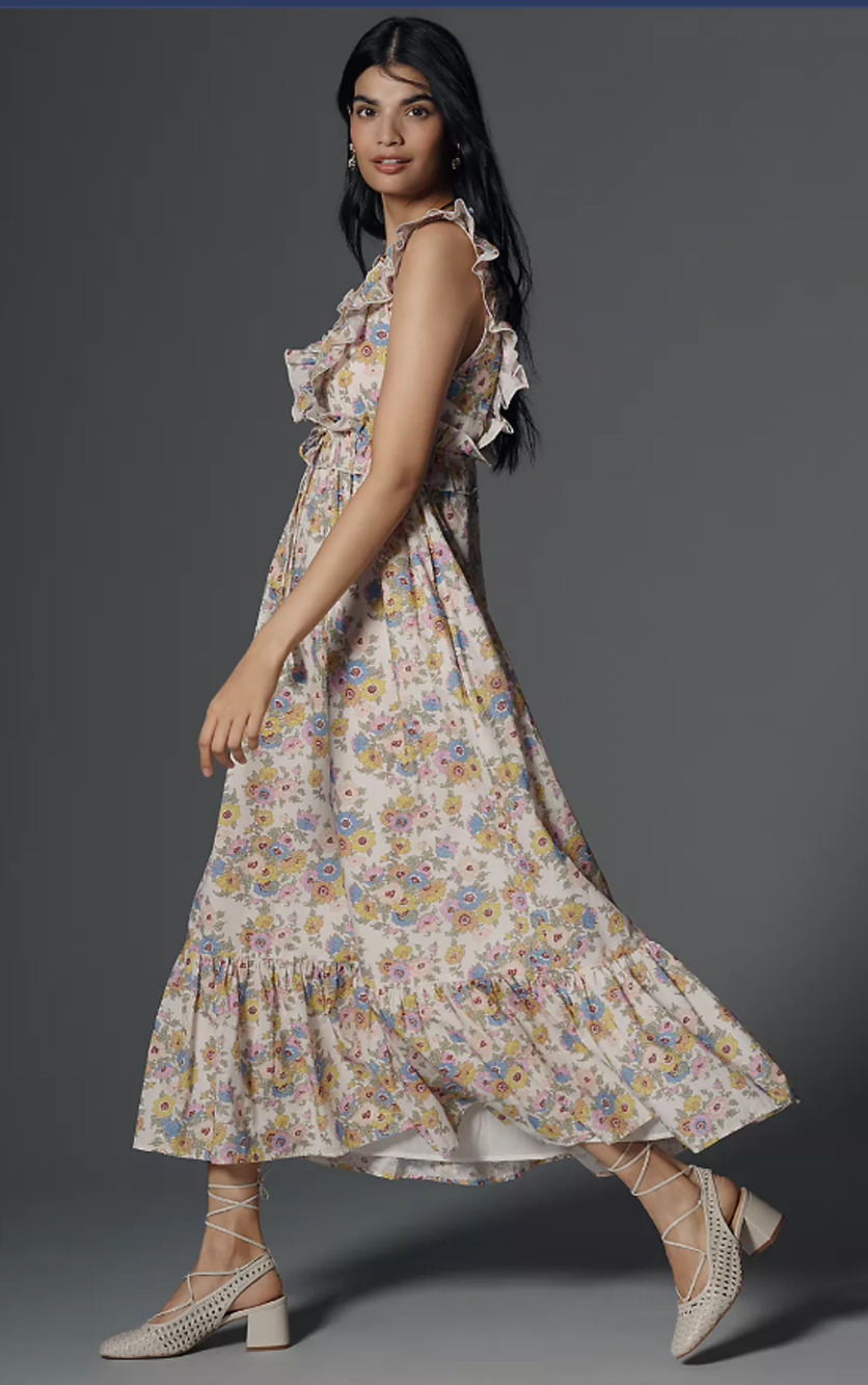 New Love The Label x Liberty London Penida Maxi Dress - XS